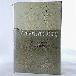 Bild des Verkufers fr The American Jury zum Verkauf von Cambridge Rare Books