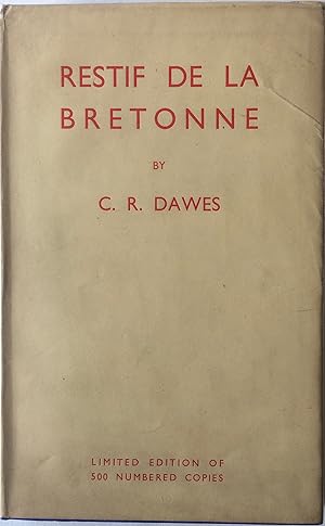 Imagen del vendedor de Restif de La Bretonne. a la venta por R.G. Watkins Books and Prints