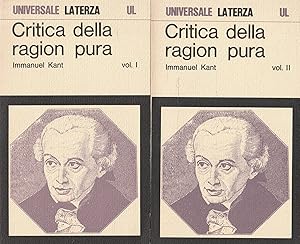 Immagine del venditore per Critica della ragion pura (2 volumi) venduto da Messinissa libri