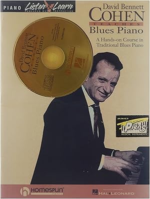 Seller image for David Bennett Cohen teaches blues piano : a hands-on course in traditional blues piano. for sale by Untje.com