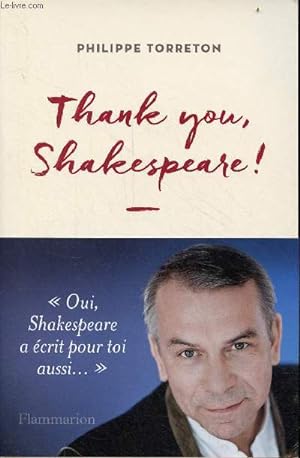 Bild des Verkufers fr Thank you, Shakespeare ! zum Verkauf von Le-Livre