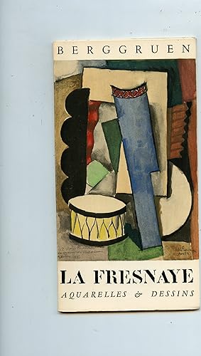 ROGER DE LA FRESNAYE. AQUARELLES & DESSINS. Présentation André Chastel