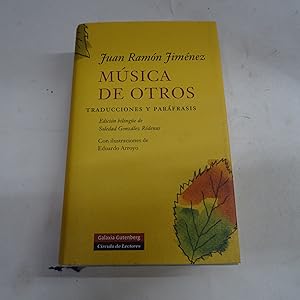 Imagen del vendedor de MUSICA DE OTROS. TRADUCCIONES Y PARAFRASIS. Edicin bilinge. a la venta por Librera J. Cintas