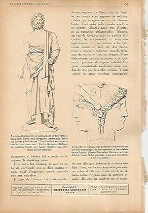 Seller image for LAMINA 5599: Asclepio y Hermes for sale by EL BOLETIN