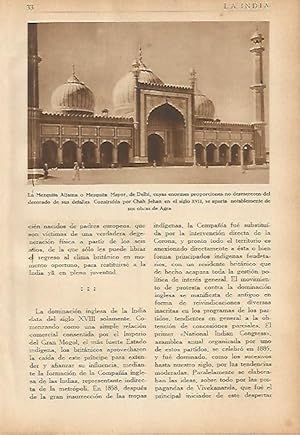 Imagen del vendedor de LAMINA 5552: Mezquita Mayor de Delhi a la venta por EL BOLETIN