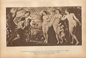 Seller image for LAMINA 5581: El juicio de Paris por Rubens for sale by EL BOLETIN