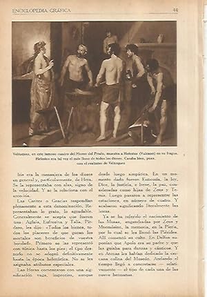 Seller image for LAMINA 5589: La fragua de Vulcano por Velazquez for sale by EL BOLETIN