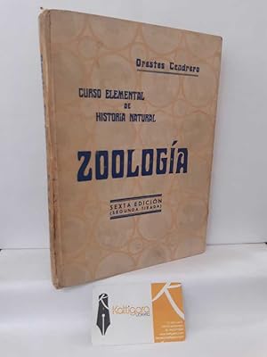 Immagine del venditore per CURSO ELEMENTAL DE HISTORIA NATURAL. ZOOLOGA venduto da Librera Kattigara