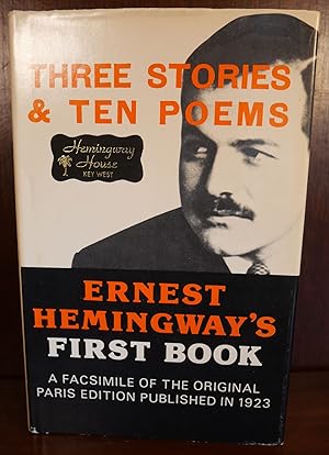 Seller image for Three Stories and Ten Poems by Ernest Hemingway for sale by Ernestoic Books