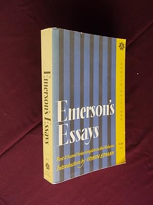 Bild des Verkufers fr Emerson's Essays: First & Second Series Complete in One Volume zum Verkauf von Barker Books & Vintage