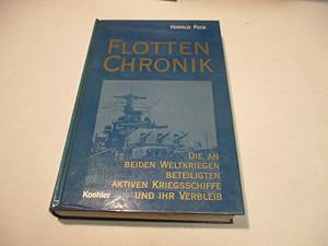 Seller image for Flottenchronik. Die an beiden Weltkriegfen beteiligten aktiven Kriegssschiffe und ihr Verbleib. for sale by Ottmar Mller