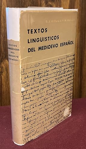 Imagen del vendedor de Textos linguisticos del medioevo espanol a la venta por Palimpsest Scholarly Books & Services