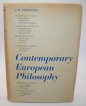 Imagen del vendedor de Contemporary European Philosophy a la venta por Easy Chair Books
