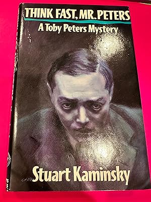 Seller image for Think Fast, Mr. Peters a toby peters mystery for sale by Happy Heroes