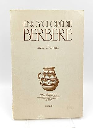 Bild des Verkufers fr Encyclopdie berbre I: Abadir - Acridophagie zum Verkauf von Antiquariat Smock