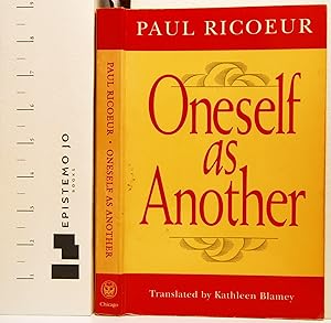 Seller image for Oneself as Another for sale by Epistemo Jo Books