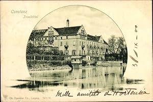 Ansichtskarte / Postkarte Konstanz am Bodensee, Inselhotel, Trenkler 7676