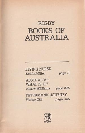 Seller image for Rigby Books of Australia: Flying Nurse, Australia - What Is It?, Petermann Journey for sale by Goulds Book Arcade, Sydney