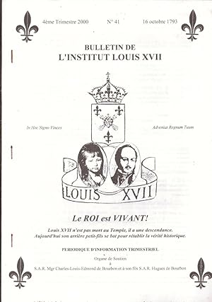 Bulletin de l'Institut Louis XVII 41 76 82 83