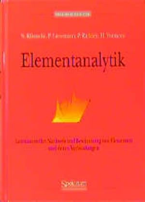 Seller image for Elementanalytik. Instrumenteller Nachweis und Bestimmung von Elementen und deren Verbindungen for sale by Studibuch