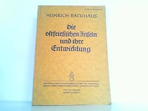 Imagen del vendedor de Die ostfriesischen Inseln und ihre Entwicklung. Ein Beitag zu den Problemen der Kstenbildung im sdlichen Nordseegebiet. a la venta por Antiquariat Ehbrecht - Preis inkl. MwSt.