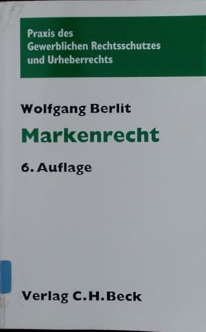 Seller image for Markenrecht. for sale by Antiquariat Bookfarm