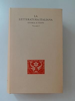 Morgante. A cura di Franca Ageno. Vol. 17 out of the series "La letteratura Italiana. Storia e te...
