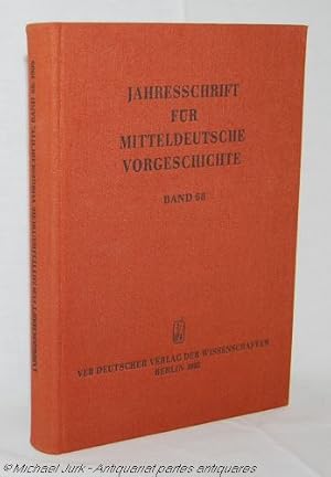 Bild des Verkufers fr Jahresschrift fr mitteldeutsche Vorgeschichte. Band 68. Fr das Landesmuseum fr Vorgeschichte in Halle - Forschungsstelle fr die Bezirke Halle und Magdeburg - herausgegeben von Dieter Kaufmann. zum Verkauf von Antiquariat partes antiquares