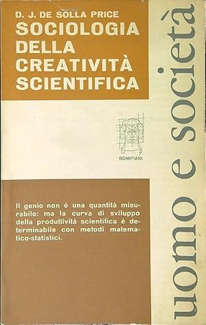 Seller image for Sociologia della creativita' scientifica for sale by Miliardi di Parole