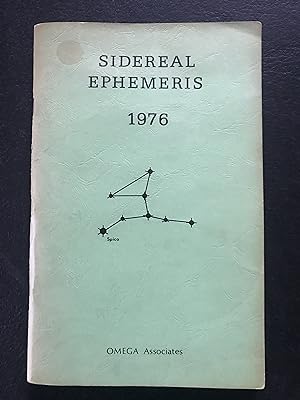 Sidereal Ephemeris 1976