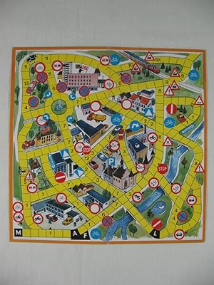 Würfelspiel: Verkehrsspiel.