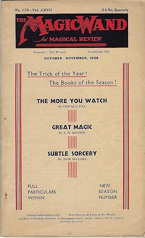 The Magic Wand and Magical Review No179, Vol. XXVII, October - November 1938