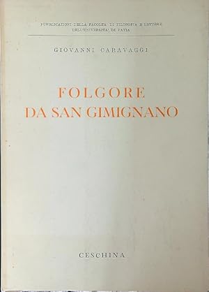 Bild des Verkufers fr Folgore di San Gimignano zum Verkauf von Miliardi di Parole