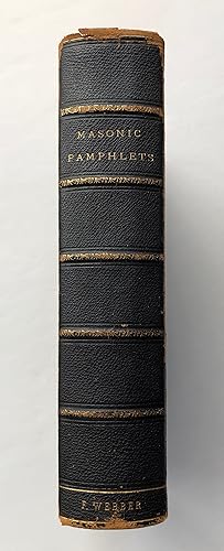 Masonic Pamphlets [spine title]. Group of 22 nineteenth-century pamphlets on Joseph Cerneau and C...