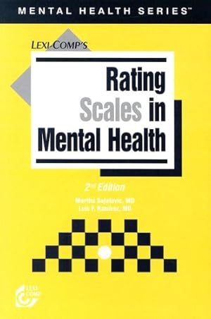 Image du vendeur pour Rating Scales in Mental Health mis en vente par Reliant Bookstore