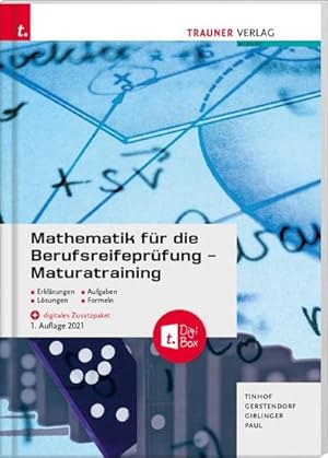 Bild des Verkufers fr Mathematik fr die Berufsreifeprfung - Maturatraining + digitales Zusatzpaket + E-Book zum Verkauf von AHA-BUCH GmbH