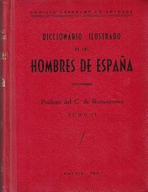Bild des Verkufers fr DICCIONARIO ENCICLOPDICO ILUSTRADO Y CRTICO DE LOS HOMBRES DE ESPAA. Tomo II. (de 2) zum Verkauf von Librera Torren de Rueda