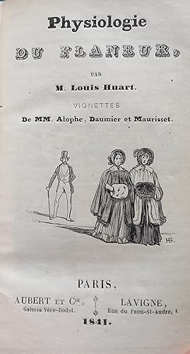 Image du vendeur pour Physiologie du flaneur mis en vente par Chase Rare Books