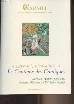 Bild des Verkufers fr Carmel, revue trimestrielle de spiritualit chrtienne n105 Sept. 2002 - Le Cantique des cantiques - Prsentation du Cantique des cantiques - Le conflit des interprtations sur le sens du Cantique des cantiques - La lecture juive du Chant des chants - Le zum Verkauf von Le-Livre