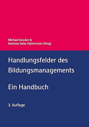 Seller image for Handlungsfelder des Bildungsmanagements for sale by moluna