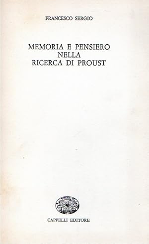 Memoria e pensiero nella ricerca di Proust