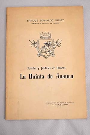 Seller image for Fuentes y jardines de Caracas for sale by Alcan Libros