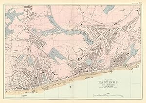 Plan of Hastings & St Leonards