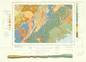 Cambridge - Geological survey of Great Britain (England and Wales). Solid and drift edition. Shee...