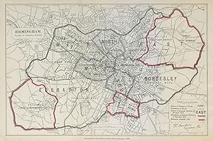 Birmingham - Divisions of extended borough