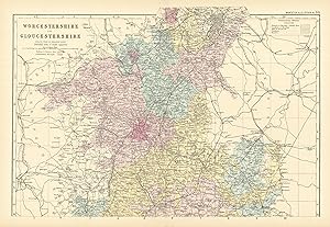 Seller image for Worcestershire & Gloucestershire (North Sheet) for sale by Antiqua Print Gallery