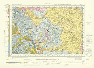 Harrogate - Geological survey of Great Britain (England and Wales). Drift edition. Sheet 62