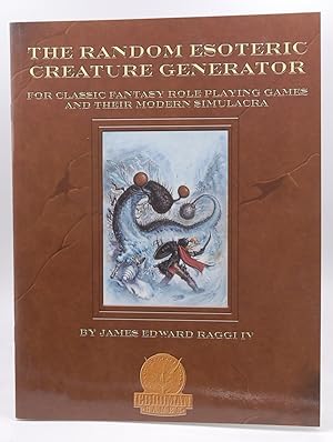 Bild des Verkufers fr Random Esoteric Creature Generator: For Classic Fantasy Role Playing Games and Their Modern Simulacra zum Verkauf von Chris Korczak, Bookseller, IOBA