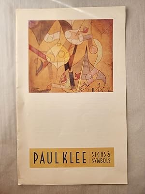 Image du vendeur pour Paul Klee Signs & Symbols mis en vente par WellRead Books A.B.A.A.