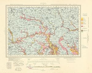 Sudbury - Geological survey of England and Wales. Drift edition. Sheet 206